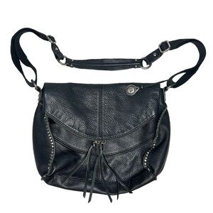 The Sak Black Leather Satchel